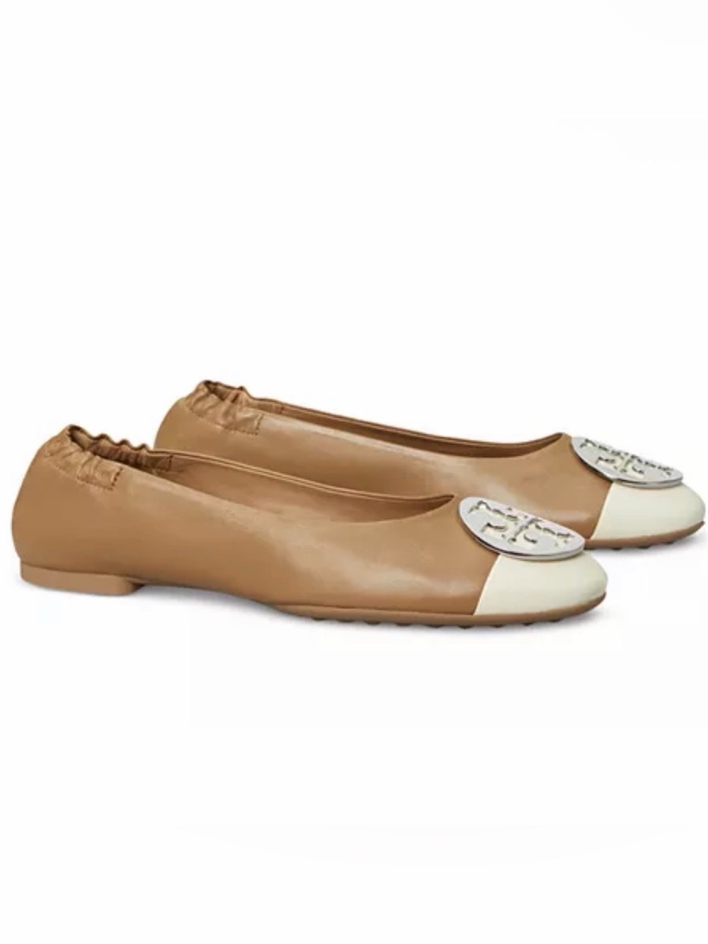 NWT Tory Burch Claire Cap Toe Ballet Flats